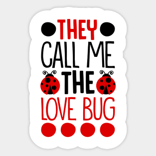 Love Bug - Adorable Valentine's Day Design Sticker